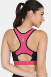 Zelocity Quick Dry Sports Bra With Removable Padding - Jet Black — thumbnail 3